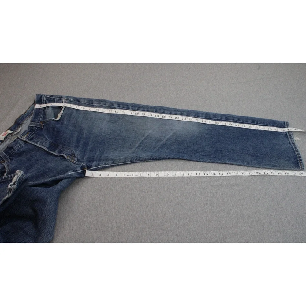 Levis‎ 501 Jeans Mens 38 X 30 Blue 100% Cotton Straight Leg Button Fly